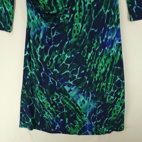 Soft Surroundings Ruched 3/4 Sleeve Darcy Dress - Picture 5 of 9